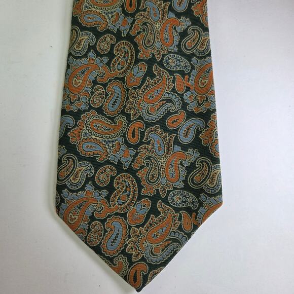 Vintage Reis Tie for Dayton’s Northbriar Shop Rust & Gray Abstract 4.25” Wide - Picture 2 of 9
